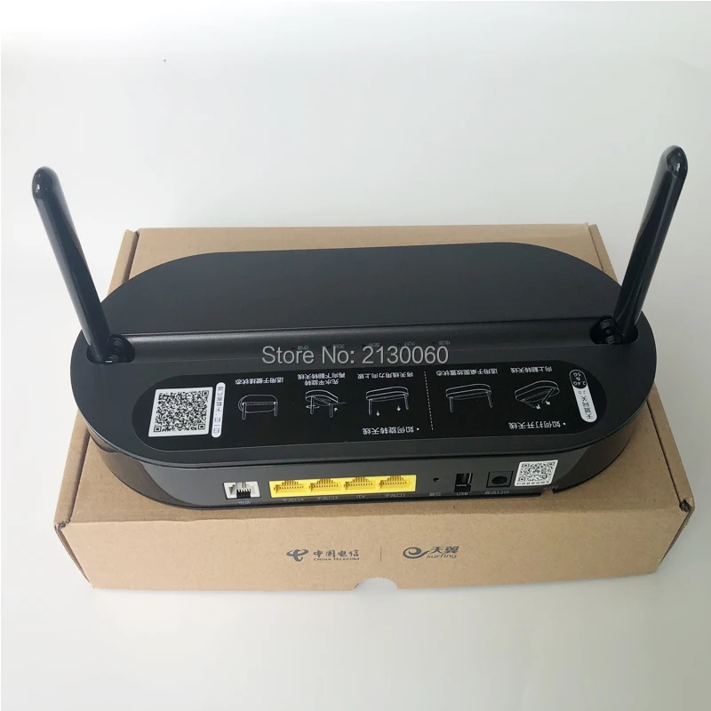 В наличии HS8145V GPON ОНУ ОНТ HGU двухдиапазонный маршрутизатор 4GE + 1Tel + 1USB + 2 WI-FI