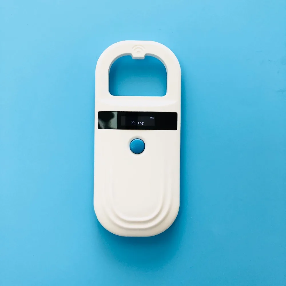 Newest ISO11784/5 FDX-B Compliant Portable Animal Ear Tag Reader RFID 134.2KHz pet microchip scanner for Snake Dog Fish Cat Cow Newest ISO11784/5 FDX-B Compliant Portable Animal Ear Tag Reader RFID 134.2KHz pet microchip scanner for Snake Dog Fish Cat Cow