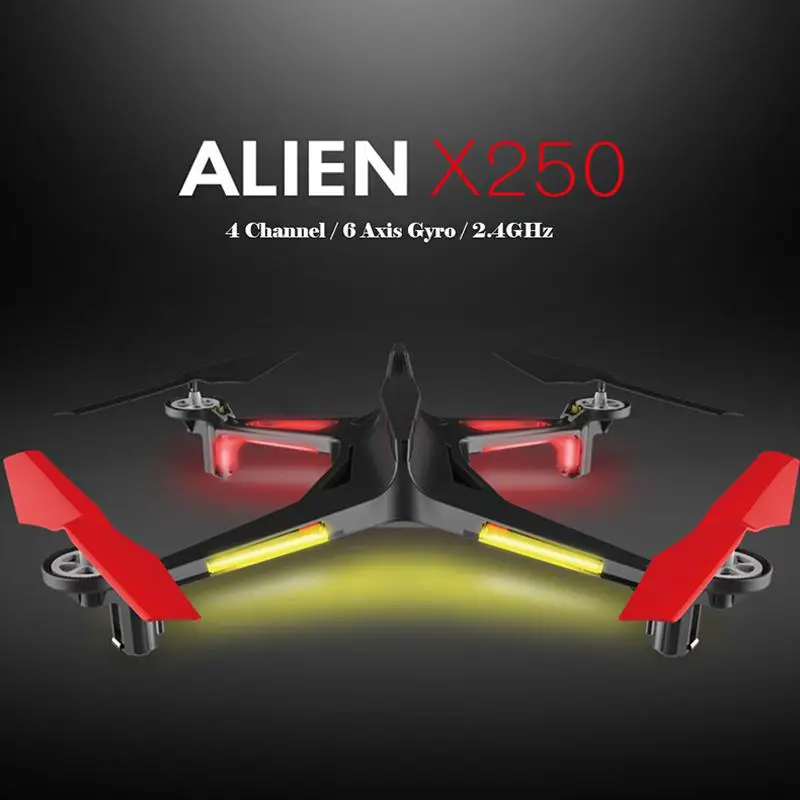 

RCtown XK X250 RC Drone 2.4GHz 4CH 6-Axis RC Quadcopter One Key Return Headless RC Aircraft without Camera