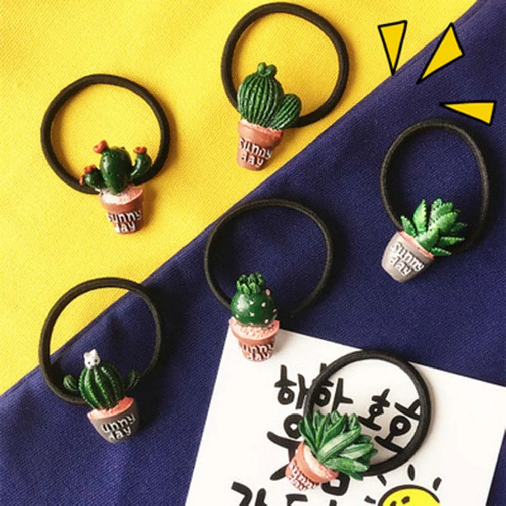 

1pc!!! New Women Hair rings Plant Style Hair Accessories Cactus Hairband different style cute Headwear for gift