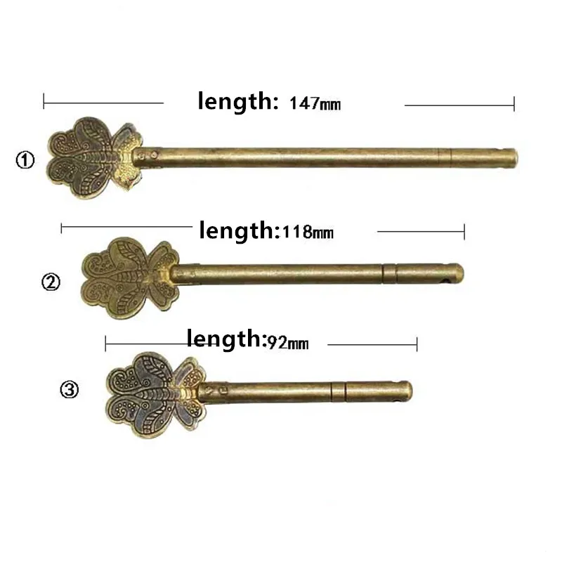 Bulk Antique Furniture Hardware Brass/Antique Lock Bolt Locking Closure