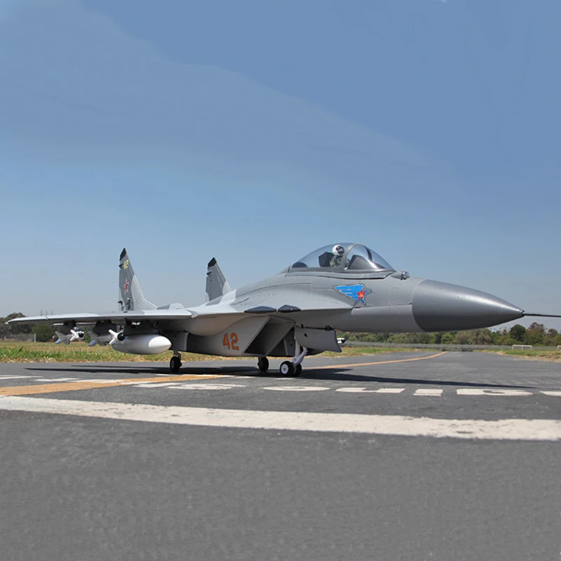 LX/полет в небе хобби серый камуфляж/красный Mig 29 Твин 12 blade 70 мм EDF комплект