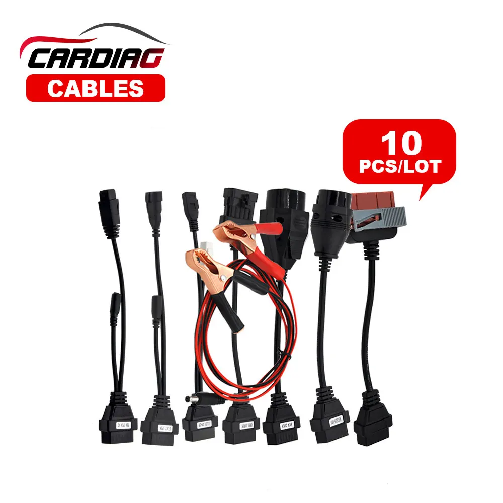 Prix pour 10 PCS/Lot voiture câbles 8 pcs pour tcs TCS Pro câble Multidiag pro OBD OBDII OBD2 Scanner Scan DHL livraison Prix pour 10 PCS/Lot voiture câbles 8 pcs pour tcs TCS Pro câble Multidiag pro OBD OBDII OBD2 Scanner Scan DHL livraison