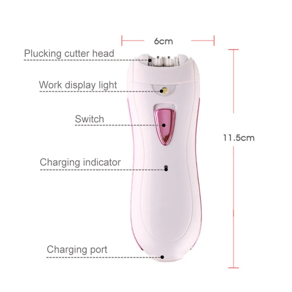 Профессиональный электрический эпилятор женский перезаряжаемый депиляционный мини-купальник для тела Бикини для удаления волос женский инструмент для ухода за депиляцией