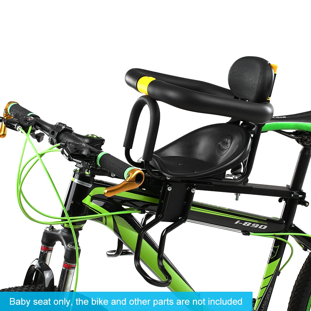 MTB дорожный велосипед, безопасное детское Велосипедное Сиденье, переднее детское сиденье, детское седло с педалями для ног, поддержка спины