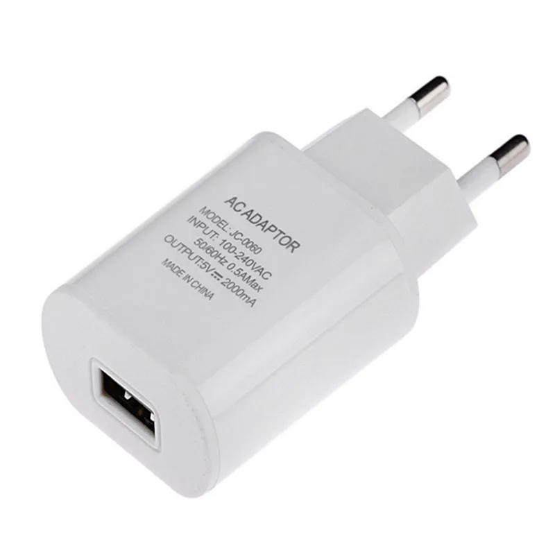 جديد الاتحاد الأوروبي التوصيل usb شاحن 2a أوروبا العالمي الهاتف المحمول شاحن usb محول الجدار شاحن لفون 5 6 7 8 6 ثانية زائد تهمة