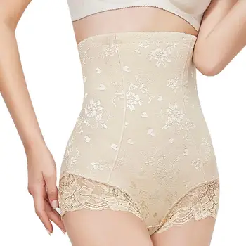 

Women Lace High Waist Abdomen Hip Slimming Trainers Hip Lift Panties Tummy Shaper Underwear