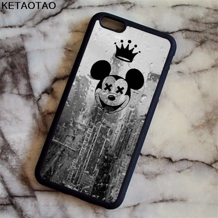 Чехол для телефона KETAOTAO с изображением Минни Микки Мауса Для iPhone 4S 5S 6 s 7 8 X PLUS samsung