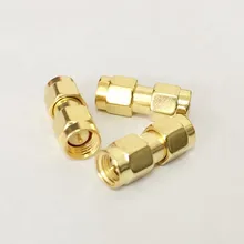 SMA штекер в штепсель RF коаксиальный адаптер конвертер прямой позолоченный Лучшая цена factotry Выход высокого качества