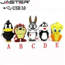 JASTER USB 3,0 емкость милый жук Банни Флешка мультфильм кролик карта памяти Животные ручка-накопитель 4 ГБ 8 ГБ 16 ГБ 32 ГБ 64 ГБ подарок