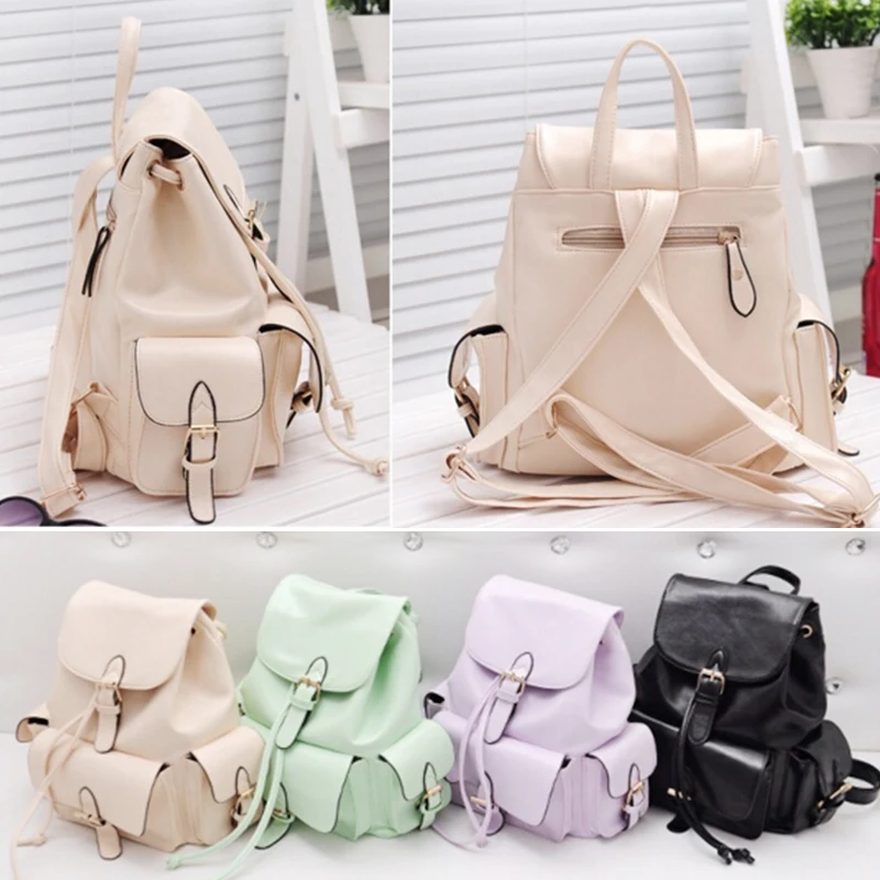 Cute Classic Style font b Women b font PU Mini font b Backpack b font Candy