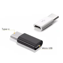 2 pcs Micro USB To USB Type C อะแดปเตอร์แปลงสำหรับ Huawei P สมาร์ท Z P20 lite P30 Pro mate 20 Honor 10 9 ดู 20 Nova 4 3(China)