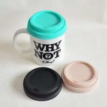 BPA бесплатные силиконовые крышки для кофейных кружек.