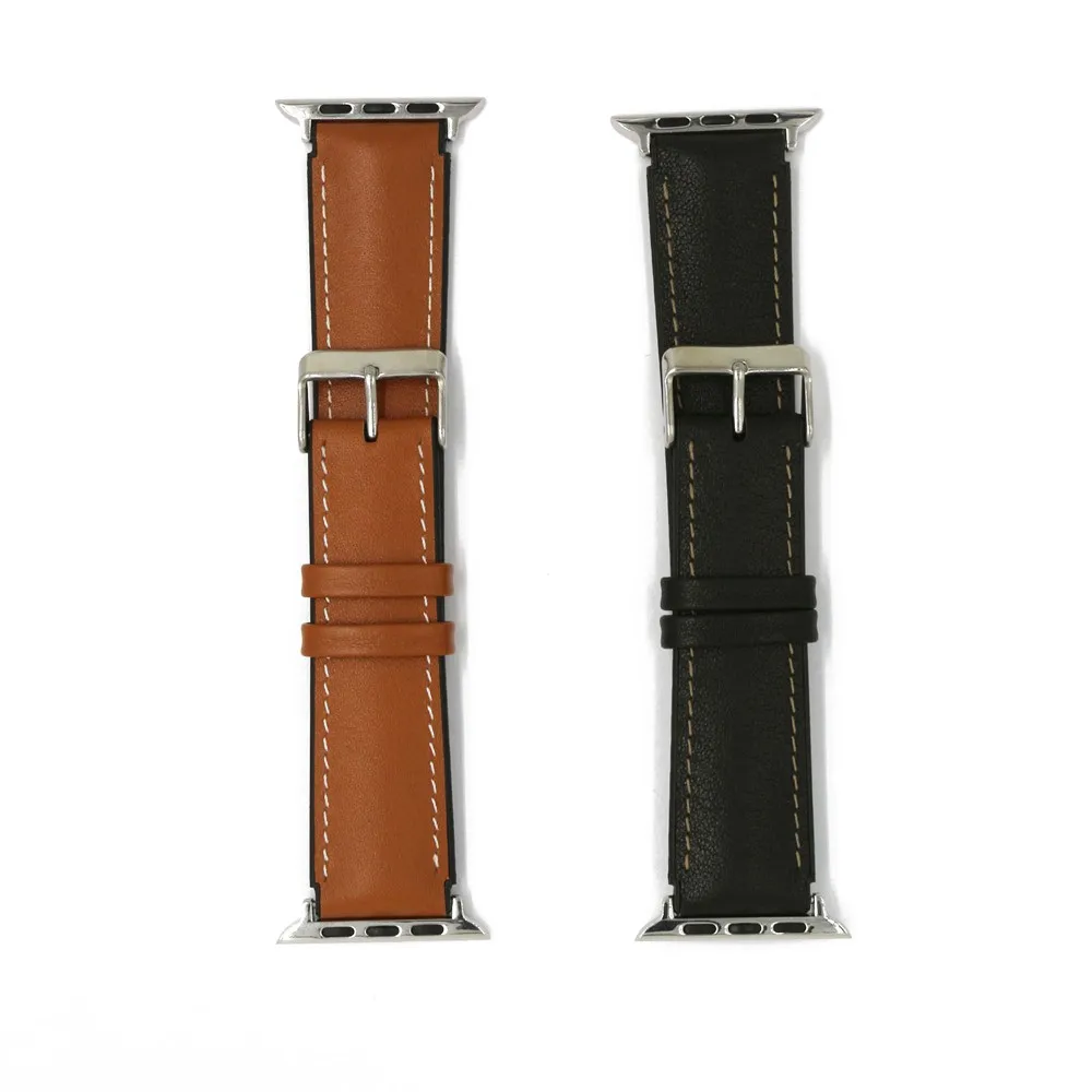 URVOI band for apple watch series1 2 leather strap for iwatch belt high quality breathable TPU back leather face design 38 42mm2