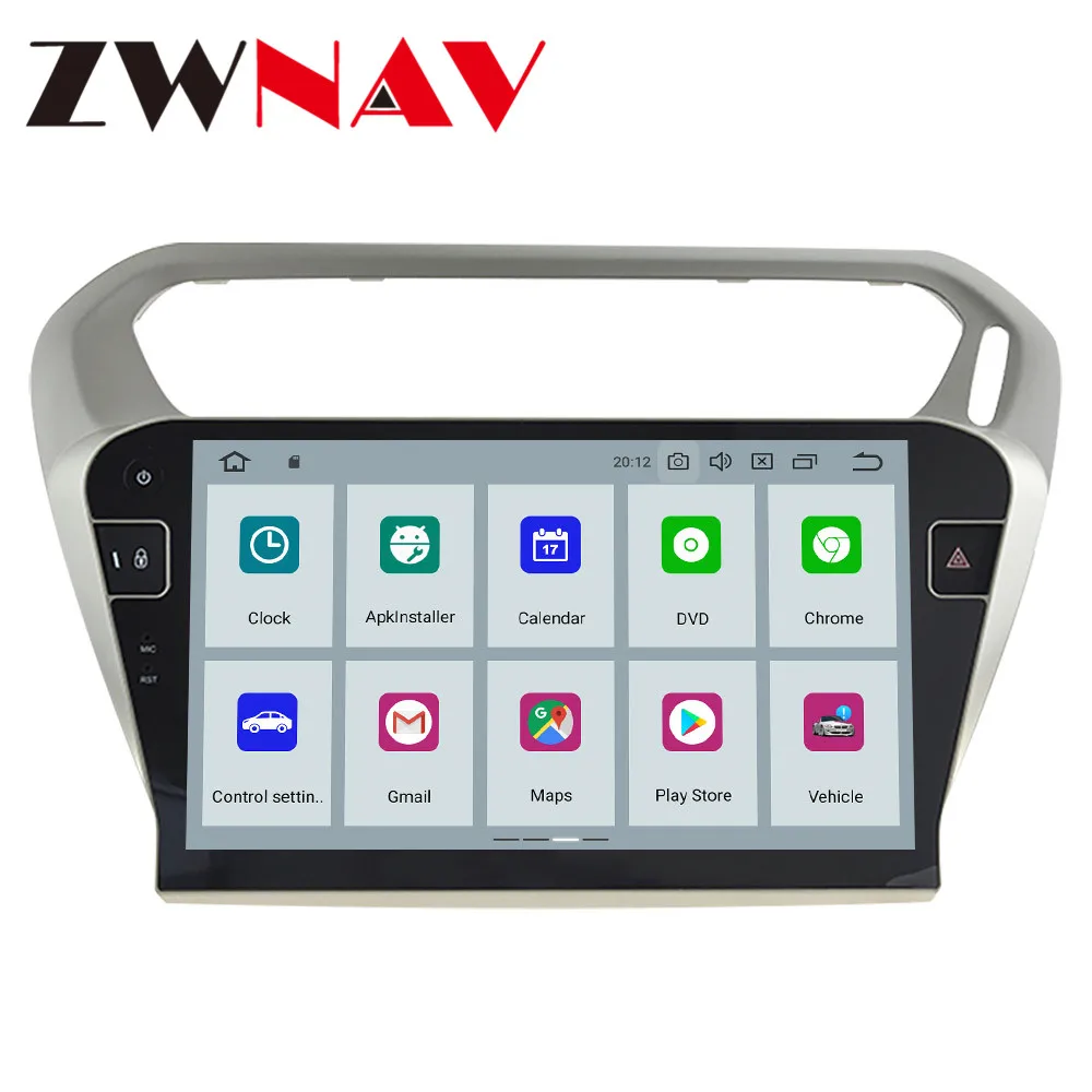 Zwnav Android 9,0 4+ 32 ГБ Автомобильный noDVD плеер для PEUGEOT 301 для Citroen Elysee- радио Ibiza gps навигация зеркальное соединение
