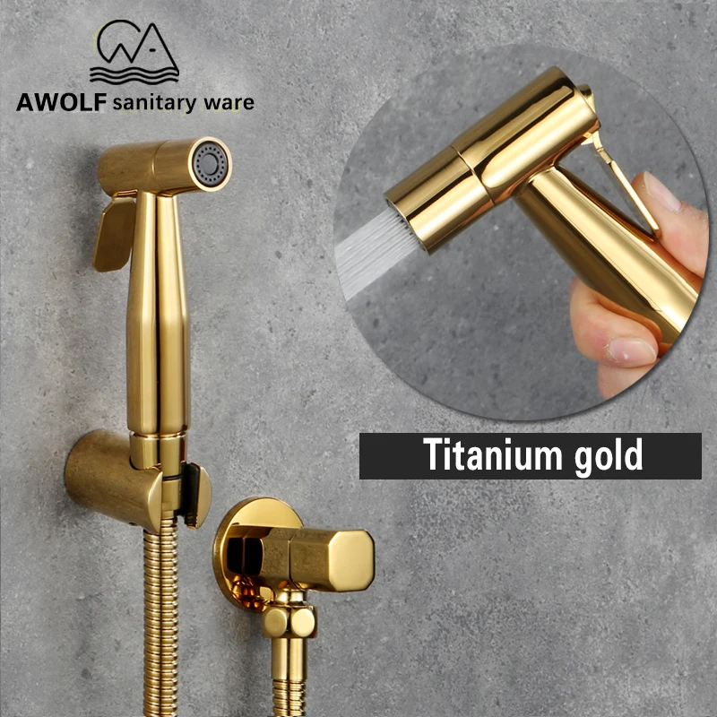 New Shut off Valve Tap for Rose Gold Bidet Sprayer Diaper Douche