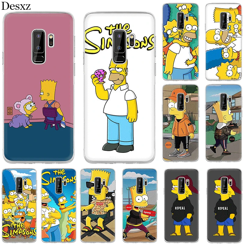 

Silicone Case for Samsung Galaxy A5 A6 A8 J3 J5 J7 Plus Simpsons TPU Cover