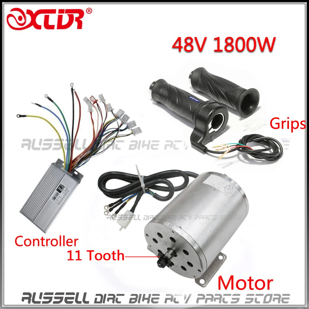1800W 48V Brushless Electric Motor Speed Controller Throttle Grip ATV Go Kart Good Product