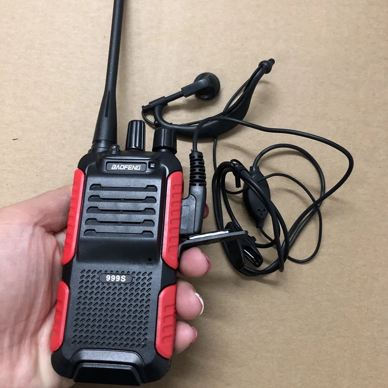 Baofeng BF-999S Plus 5W 1800mAh UHF BF 999S(2) Two-way Radio BF-999S handheld walkie talkie for hunting