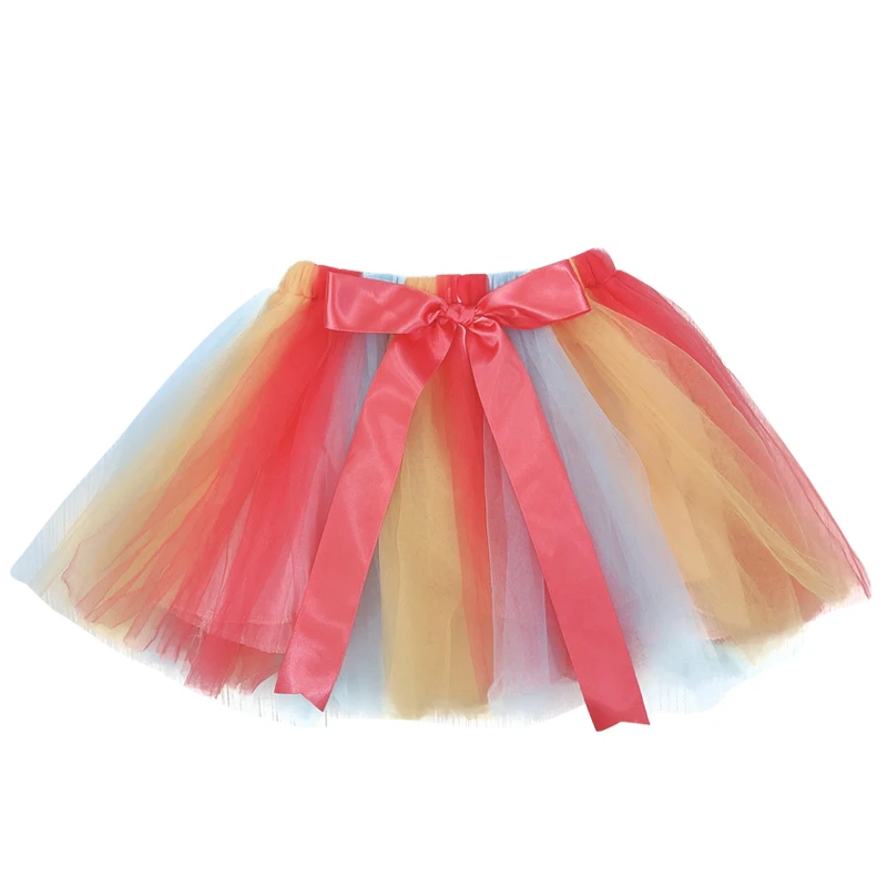 Летнее хлопковое фатиновое платье с короткими рукавами и радугой для детей 2 лет комплекты детской одежды из двух предметов праздничный костюм для девочек с надписью «My Birthday» платья-пачки