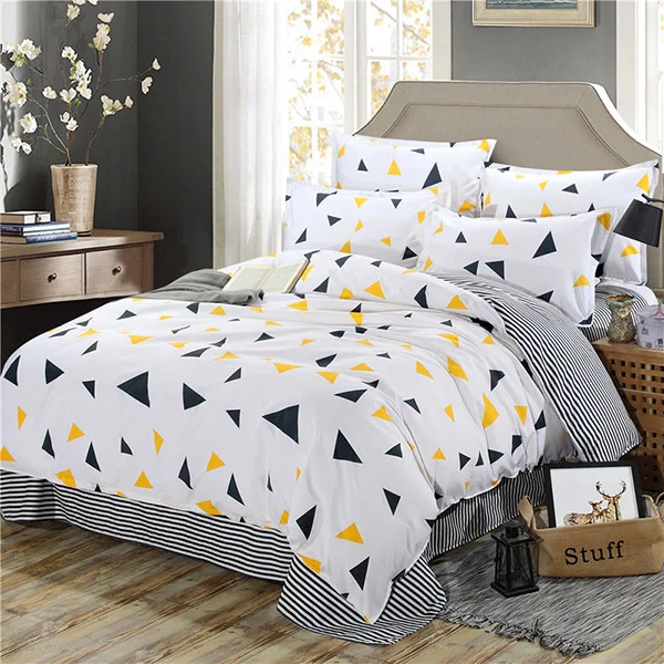 4/5/6/7 feet Bed Linen 3/4 pcs Bedding Set Cotton Kids Bedlinens Single