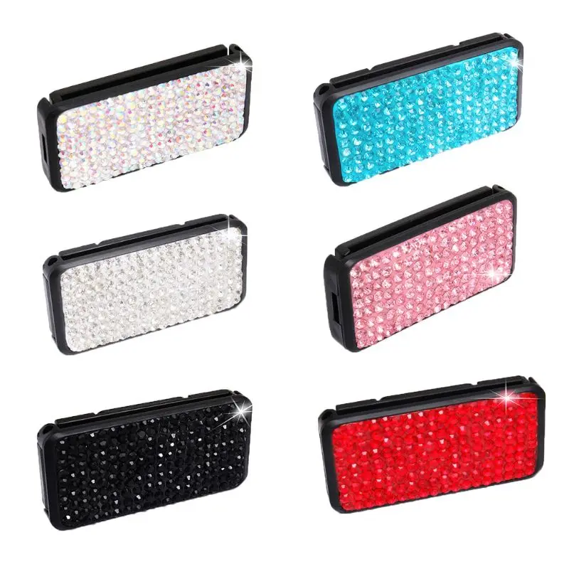 

Car Seat Belt Adjuster Bling Crystal Rhinestones Seatbelt Clips Auto Shoulder Neck Strap Positioner Locking Clip for Adults,Kids