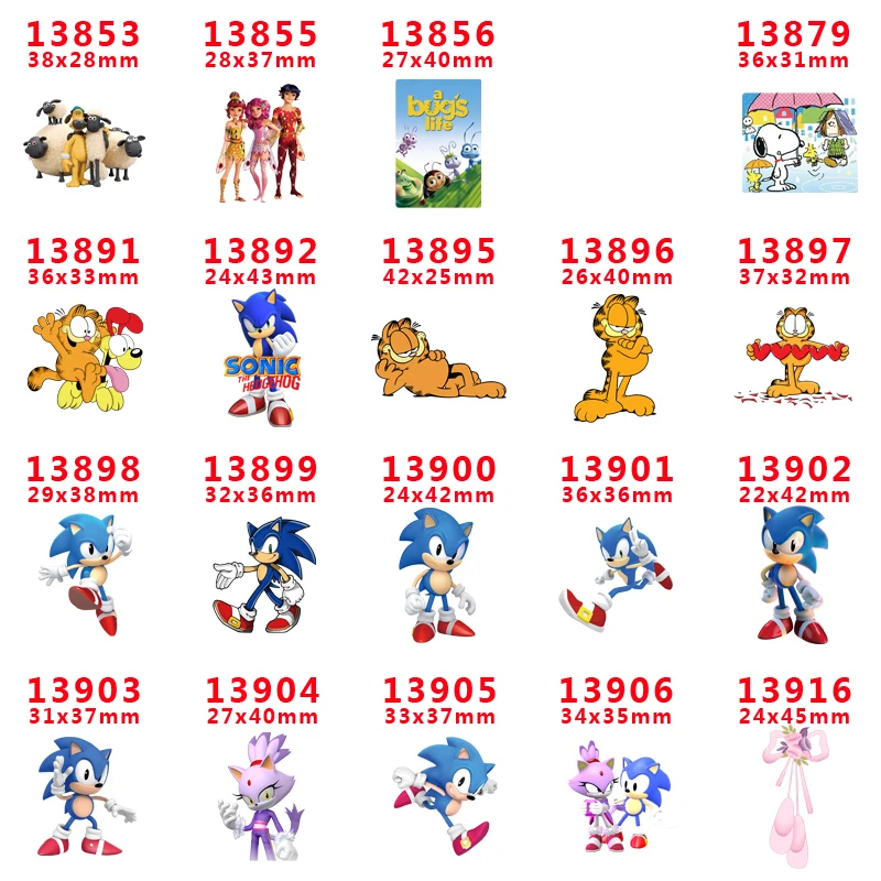

Free shipping 30 pcs cartoon character planar resin PR 13853