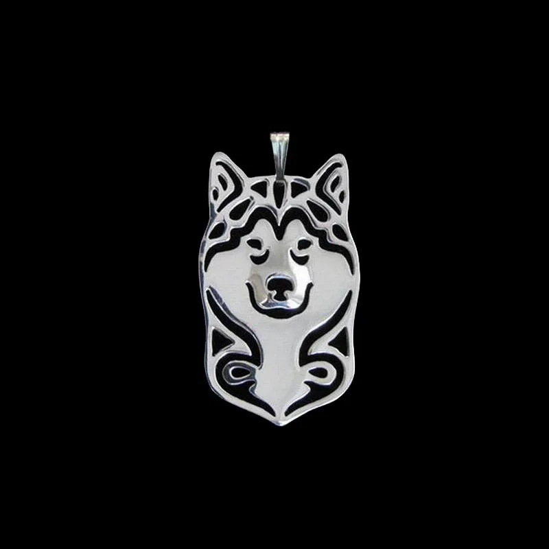 

2019 Fashion Alloy Alaskan Malamute Pendants Jewelry Metal Dog Pendants
