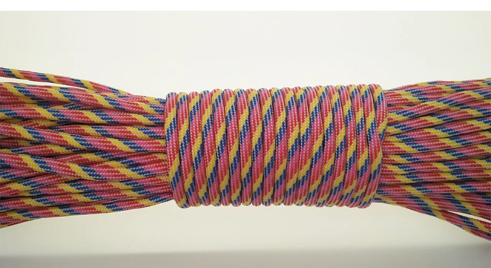 YOUGLE 7 strand Cores Paracord для парашютный шнур для кемпинга веревка для альпинизма, кемпинга походная одежда 151-157