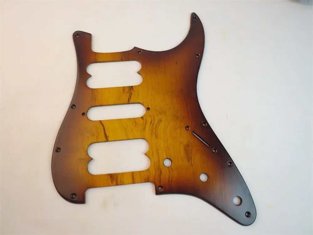 1pcs Solid Maple Wood Strat Guitar Hsh Pickguard 3151 Guitar Parts