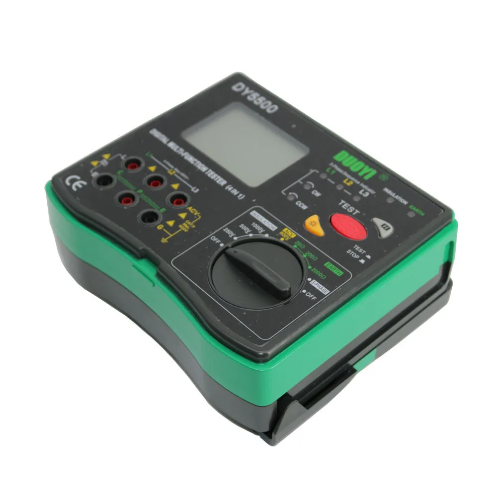 Многофункциональный цифровой мультиметр DUOYI DY5500 4 в 1 измеритель сопротивления
