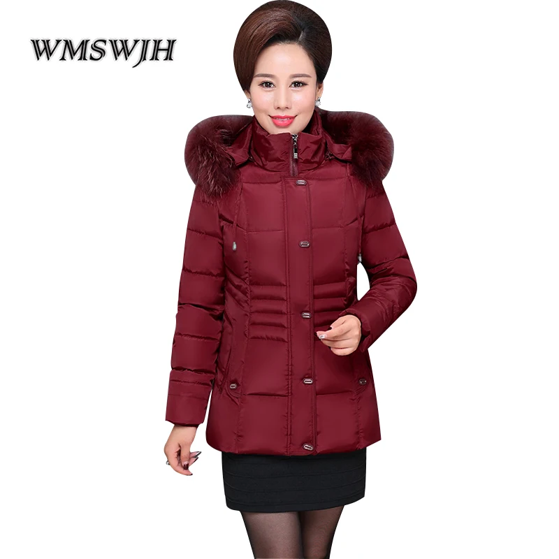 Winter Jackets And Coats Womens Thick Warm Down Cotton Padded Parkas Slim Women's Winter Jacket 