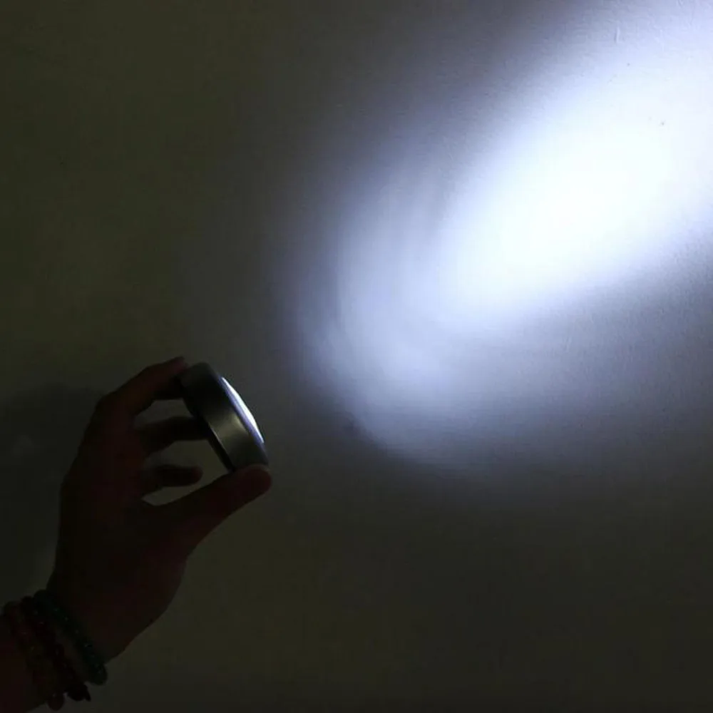 2 шт. светодиодный ночник лампа для шкафа на батарейках беспроводной накопитель коснитесь сенсорная нажимная палка для лестничных шкафов счетчики спальни L4