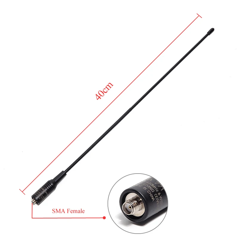Антенна Nagoya NA-771 стойкость лазерной печати со SMA женский Dual Band 144/430 МГц антенна для Baofeng UV-5R UV-82 UV-9R плюс иди и болтай Walkie Talkie