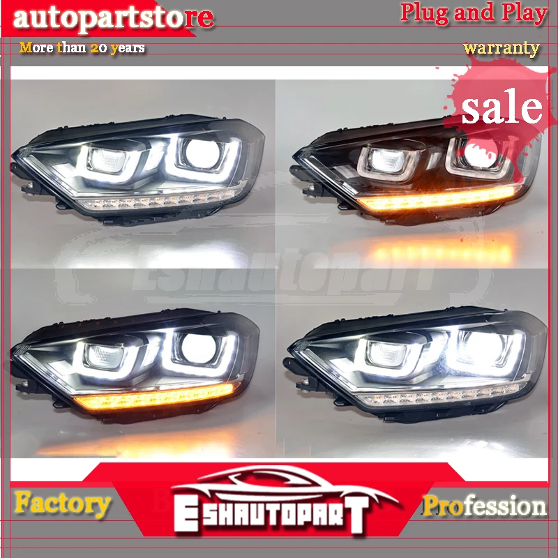 Автомобильный Стайлинг налобный фонарь чехол для VW Golf 7 2014 фары Golf7 MK7