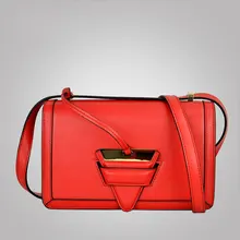 2016 women messenger bags genuine leather triangle insert package crossbody bag high qualit shoulder bag bolsos sac a main