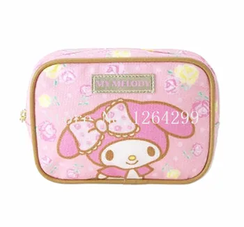 

New Fashion My Melody Cartoon Girls Woman PU Cosmetic Bags Cases For Children