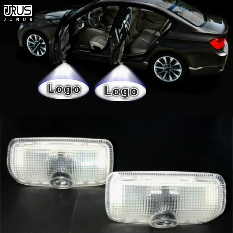 

JURUS LED Car Door Logo Projector Light Welcome Lights Ghost Shadow For Infiniti QX70 Emblem Logo FX Q50 QX50 Led Warning Lamp