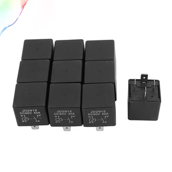

JD2912 DC 60V 40A 4/5 Pins SPST Vehicle Car Security Power Relay 10pcs