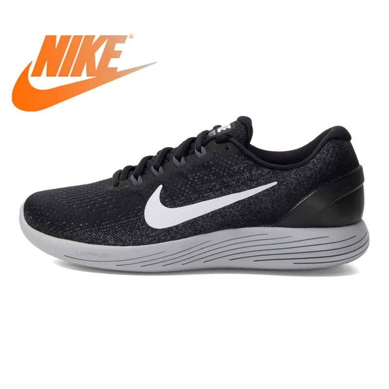 Оригинальная продукция Nike LUNARGLIDE 9 мужские кроссовки дышащие удобные беговые кроссовки стабильность на шнуровке уличные спортивные