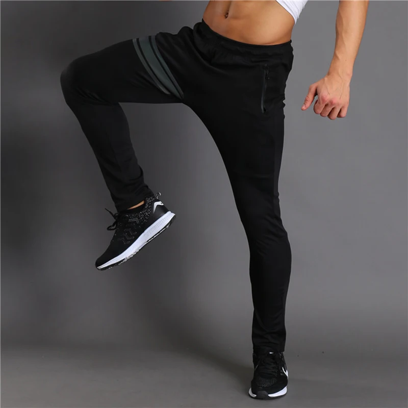 

Running pants Men Trousers Summer Breathable Long Pants Running Basketball Sweatpants Elastic Fitness Workout Male Jogger