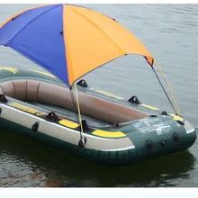 Intex Надувная лодочная палатка солнцезащитный навес 2 3 4 человек ПВХ резиновая рыболовная лодочная палатка солнцезащитный навес пляжный зонт палатка