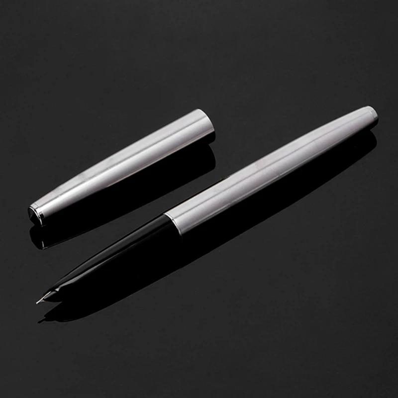 Trim Silver Fountain Pen 0.38mm Fine Nib Smooth Writing Ink Marker Best Present | Канцтовары для офиса и дома