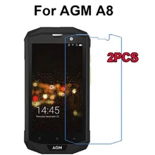 2 шт для AGM A8 Telefon glass 9H высококачественная прозрачная защитная пленка Взрывозащищенная защитная пленка для экрана AGM A8 glass