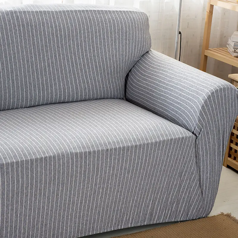 Плед полосы чехол для дивана плотно все включено обертывание один/двойной/три/четыре-местный диван Чехол Эластичный для дивана чехол 1 шт - Цвет: YouYouHuaShi
