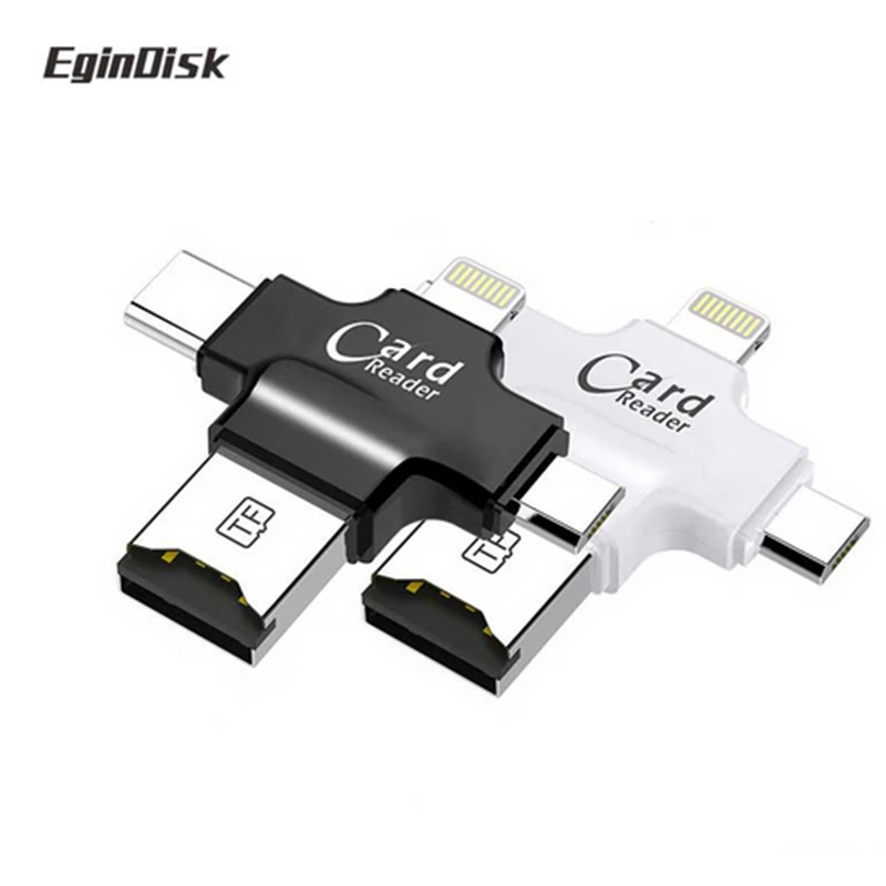 EginDisk Usb Flash Drive Multifunction For iphone / Android Device External Storage Lightning