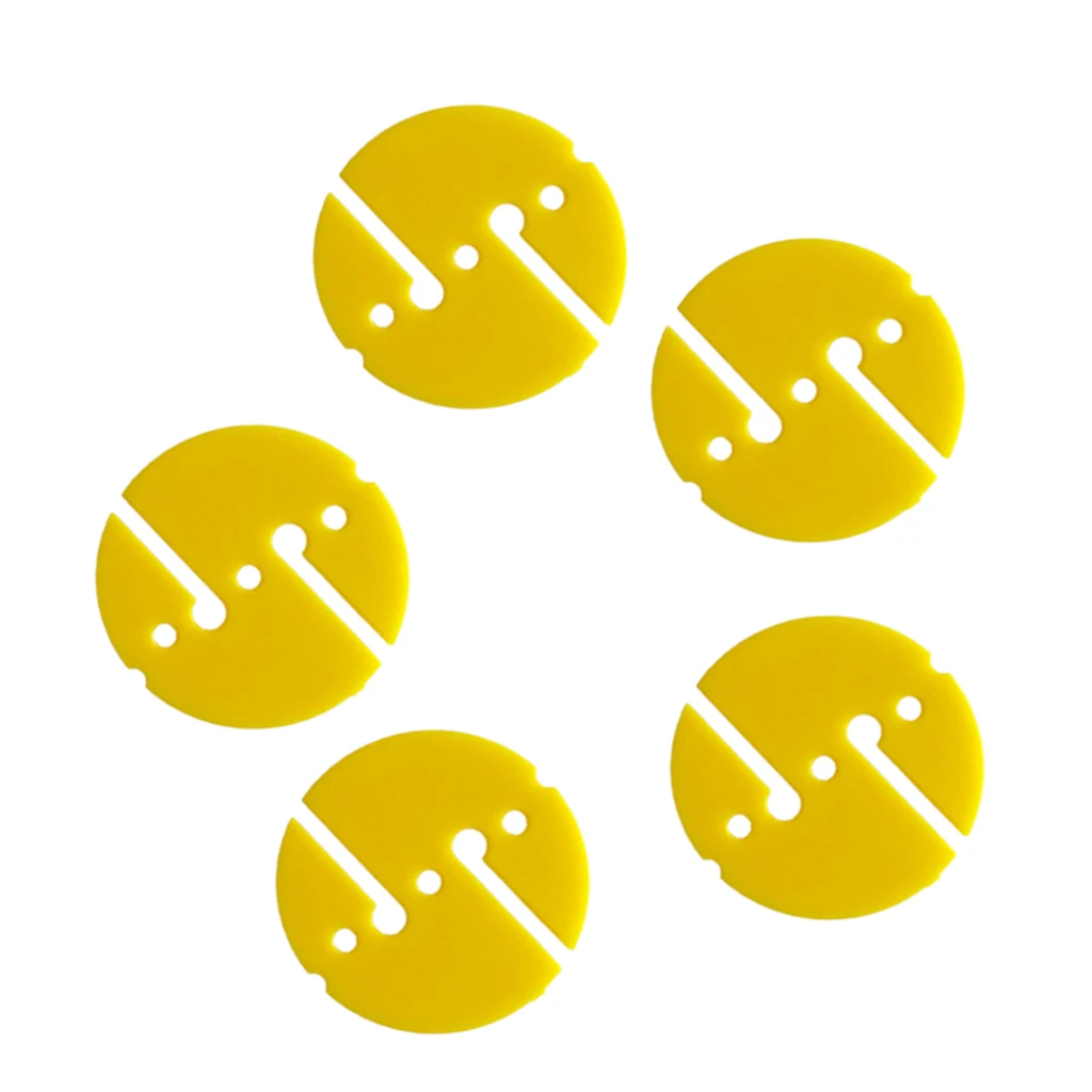 5 Pieces Lightweight Plastic Circle Scuba Diving Wreck Cave Directional Dive Line Arrow Marker Pointer - Choose Colors