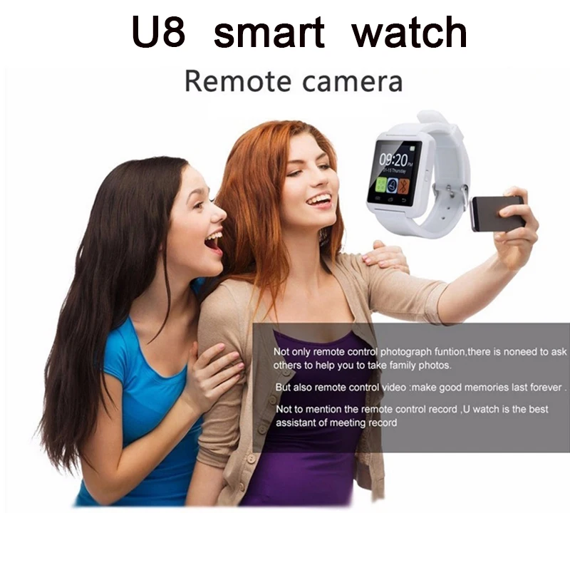 CHIGU U8 Bluetooth Smart Watch for iPhone IOS Android Smart Phone Wear Clock Wearable Device Smartwatch PK A1 GT08 DZ09