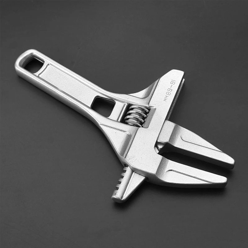 Mini Small Adjustable Spanner Wrench Short Shank Large Openings Ultra-Thin W | Мебель