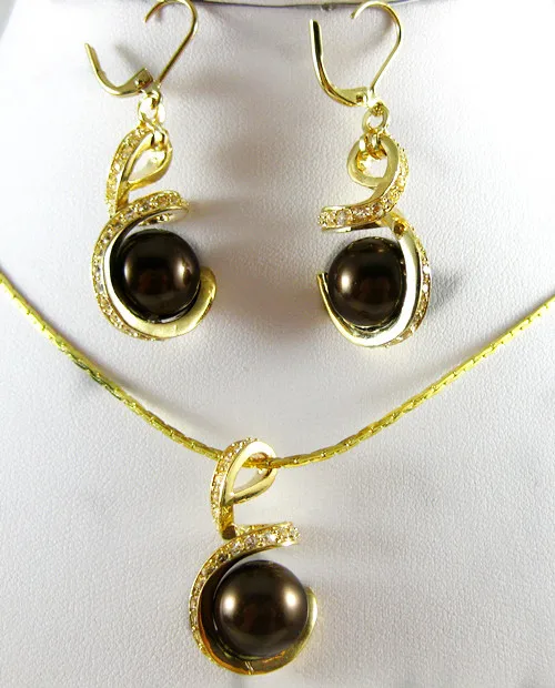 

Hot selling> Exquisite Necklace Set Fashion Jewelry -Bride jewelry free shipping